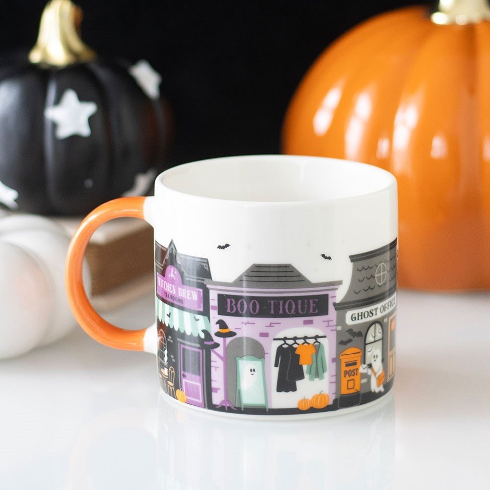 Something Different - Spooky Street Tasse - Mehrfarben